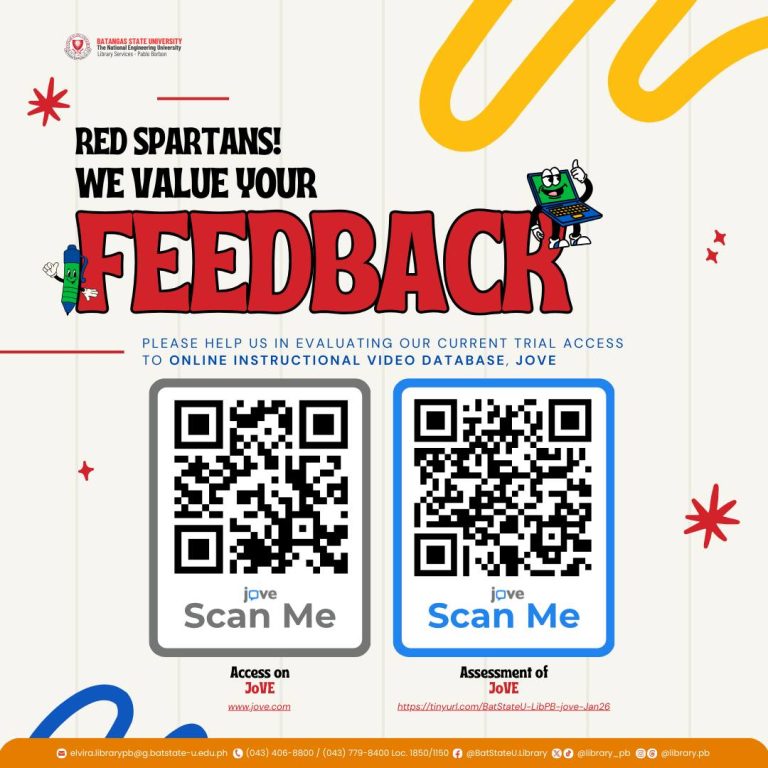 Evaluation on the Trial Access to Online Instructional Video Database, JoVE